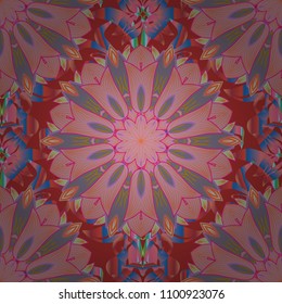 Abstract oriental mandala frame with decorative colored foil. Design for fashion banner, cover, save the date card, wedding or birthday party invitation. Vector mandala with peacock feather.