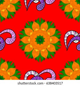 Abstract oriental mandala frame with decorative colored foil. Design for fashion banner, cover, save the date card, wedding or birthday party invitation. Vector mandala with peacock feather.