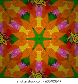Abstract oriental mandala frame with decorative colored foil. Design for fashion banner, cover, save the date card, wedding or birthday party invitation. Vector mandala with peacock feather.