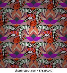 Abstract oriental mandala frame with decorative colored foil. Design for fashion banner, cover, save the date card, wedding or birthday party invitation. Vector mandala with peacock feather.