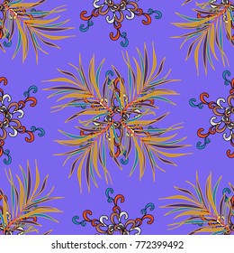 Abstract oriental mandala frame with decorative colored foil. Design for fashion banner, cover, save the date card, wedding or birthday party invitation. Vector mandala with peacock feather.