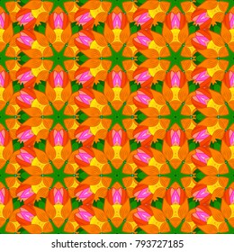 Abstract oriental mandala frame with decorative colored foil. Design for fashion banner, cover, save the date card, wedding or birthday party invitation. Vector mandala with peacock feather.