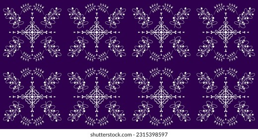 Abstract oriental pattern in boho style, endless geometric background. Seamless vector background. Ornament for fabric, wallpaper, packaging, Decorative print