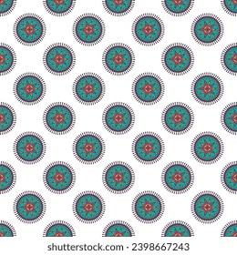 Abstract oriental pattern in boho style.