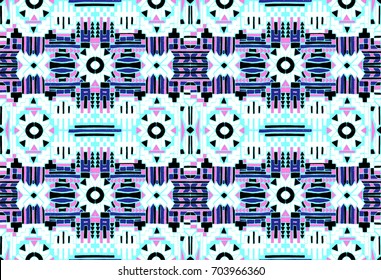 Abstract  Oriental pattern. The fabric was dyed with India ink. Indonesian batik. Ethnic motif. Marble watercolor painting. The effect of multi-colored foil.