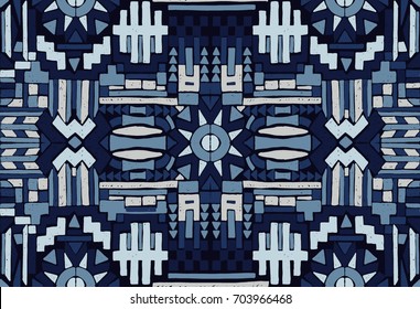 Abstract  Oriental pattern. The fabric was dyed with India ink. Indonesian batik. Ethnic motif. Marble watercolor painting. The effect of multi-colored foil.