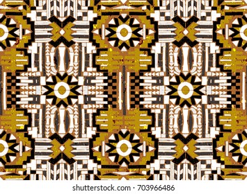 Abstract  Oriental pattern. The fabric was dyed with India ink. Indonesian batik. Ethnic motif. Marble watercolor painting. The effect of multi-colored foil.