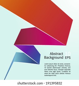 Abstract origami background