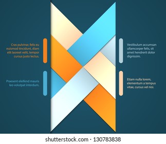 Abstract origami background. EPS10 vector.