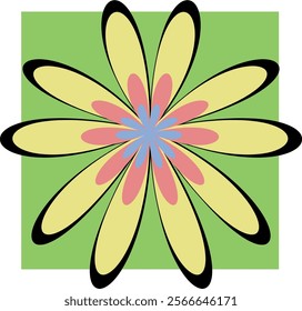 abstract origami flower background. style for banners, wallpaper, posters, websites, online shopping.Vector illustration botanical design and creative idea