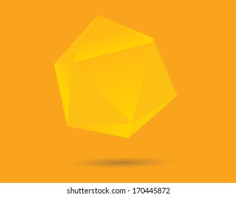 Abstract origami polygon