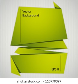 Abstract origami style vector background.