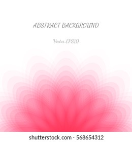 Abstract original background with pink flower. Empty space for text.
