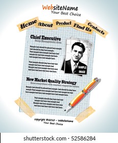 Abstract and Original Style Futuristic WebSite Template