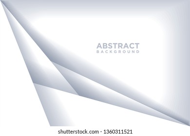 Abstract ornament background with 3d paper art style.