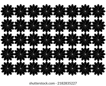 fondo de ornamento abstracto, en blanco y negro