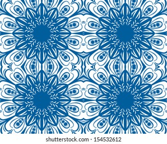 Abstract ornament background, seamless pattern, EPS8 - vector graphics.