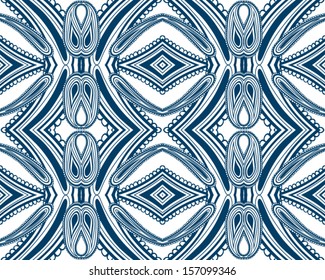 Abstract ornament background, seamless pattern, EPS8 - vector graphics.