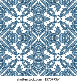 Abstract ornament background, seamless pattern, EPS8 - vector graphics.