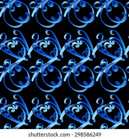 Abstract ornament background, seamless pattern. vector graphics.