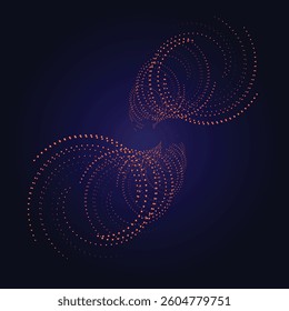 abstract ornament background spiral vector