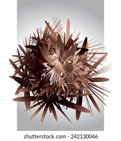 abstract ornament ball vector graphic art eps10