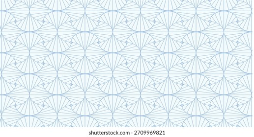 abstract ornament blue seamless pattern geometric template