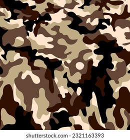 Abstract ornament Camouflage tiger skin and army vector pattern design suitable for hunting and tactical suit or uniform