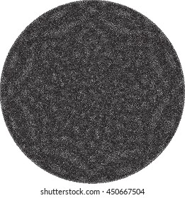 Abstract ornament in circle. Element for design. Vector illustration.