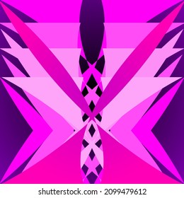 abstract ornament cool background illusion purple