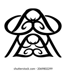 ABSTRACT ORNAMENT DESIGN FOR POSTER AND BANNER