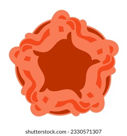 Abstract ornament. Doodle pattern. Vector illustration.