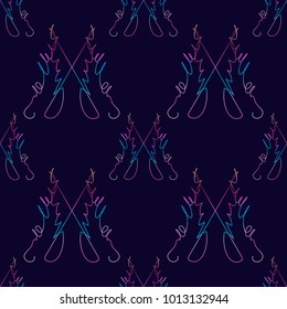 Abstract ornament from fantasy lines. Vector cover design. Design of  tile, carpet, tablecloth fabric, cushion, pillow, bags.  