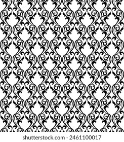 abstract ornament of floral pattern