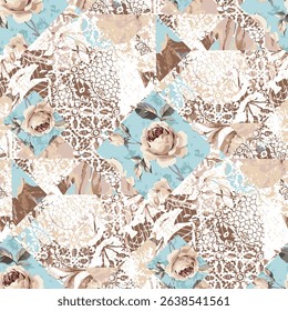 abstract ornament floral texture pattern warm colors