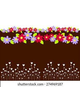 abstract ornament flower background concept. Vector illustration 