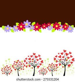 abstract ornament flower background concept. Vector illustration 