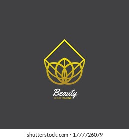 Abstract Ornament Flower Logo Design