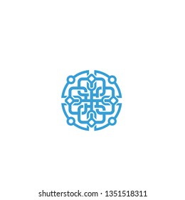 Abstract Ornament logo badge