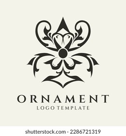 Abstract ornament logo design vector illustration
