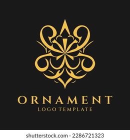 Abstract ornament logo design vector illustration