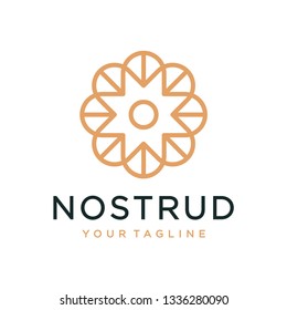 Abstract ornament logo icon vector design. Elegant, premium, and luxury ornament vector logotype symbol.