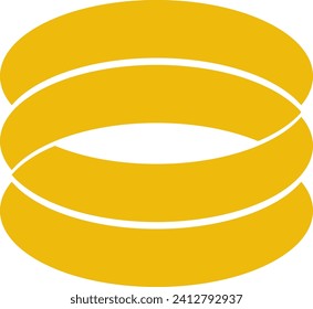 Elemento vector del icono del logotipo de ornamento abstracto