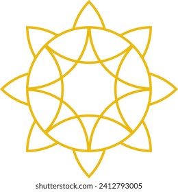 Abstraktes Logo, Vektorelement