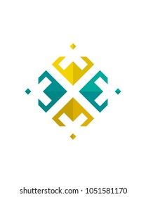 abstract ornament logo template