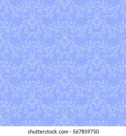 Abstract ornament on a blue background, vector illustration