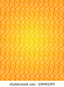 Abstract ornament orange background for design