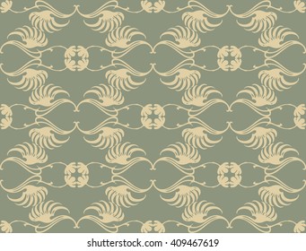 Abstract Ornament Pattern background. Vector ornament pattern