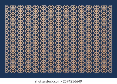 Abstract Ornament Pattern Design Template.
