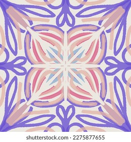 Abstract Ornament Pattern design Vector floral